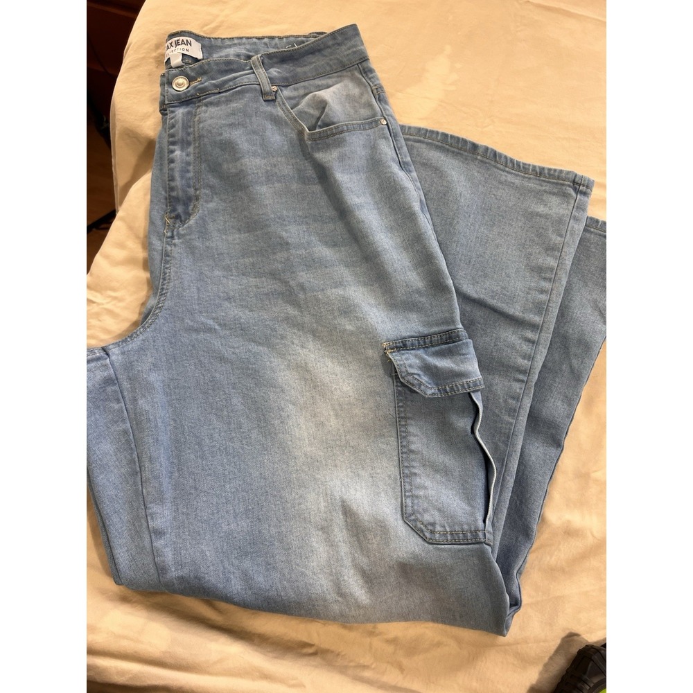 Wax Jean Girls Bootcut Jeans Size 14 Light Wash Blue Denim Cotton Blend MPN